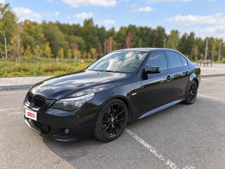 2008 BMW 5 серии 525i V (E60/E61) Рестайлинг, синий, 1580000 рублей, вид 1