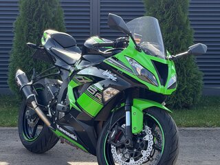 2016 Kawasaki ZX-6R Ninja, чёрный, 680000 рублей, вид 3