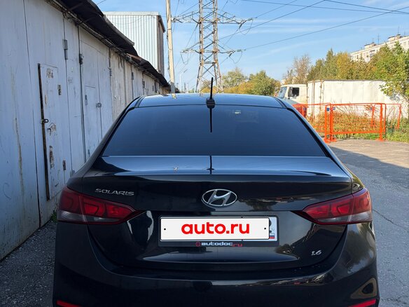 2018 Hyundai Solaris II, чёрный, 1000000 рублей - вид 5