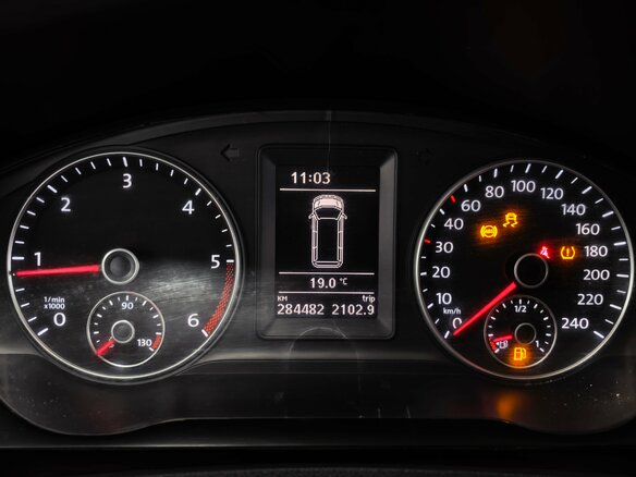 2012 Volkswagen Caravelle T5 Рестайлинг, серый - вид 12