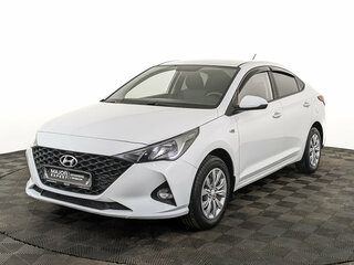 2021 Hyundai Solaris II Рестайлинг, белый, 1470000 рублей, вид 1