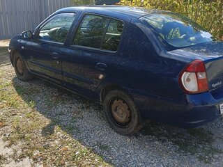 2006 Renault Symbol I Рестайлинг, синий, 200000 рублей, вид 4