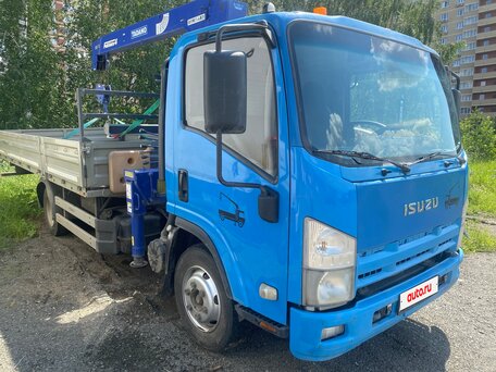 2014 Isuzu Elf (N-series), голубой, 3100000 рублей, вид 3