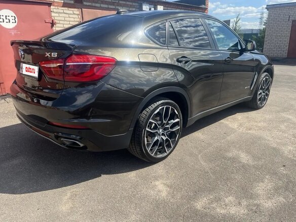 2016 BMW X6 30d II (F16), коричневый, 4300000 рублей - вид 4