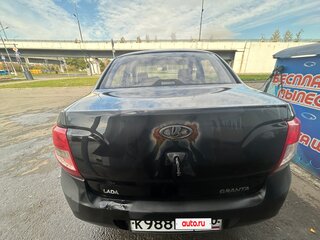 2012 Lada (ВАЗ) Granta I, чёрный, 142000 рублей, вид 5