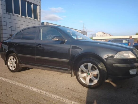 2008 Skoda Octavia II (A5), чёрный, 699000 рублей - вид 1