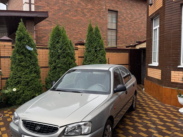 2009 Hyundai Accent ТагАЗ II, бежевый