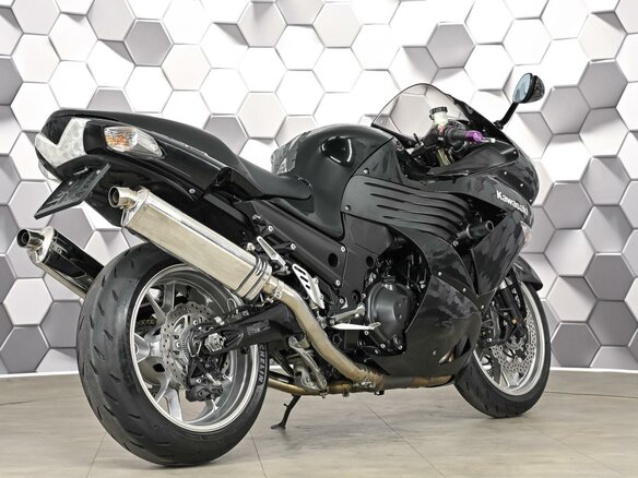 2007 Kawasaki ZZR 1400, чёрный, 669000 рублей - вид 6