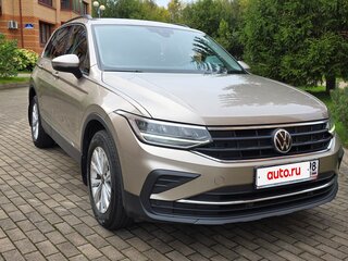 2022 Volkswagen Tiguan II Рестайлинг, бежевый, 3150000 рублей, вид 2