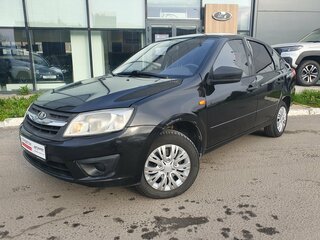 2014 Lada (ВАЗ) Granta I, чёрный, 389000 рублей, вид 1