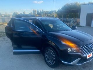 2021 Hyundai Santa Fe IV Рестайлинг, чёрный, 3630000 рублей, вид 4