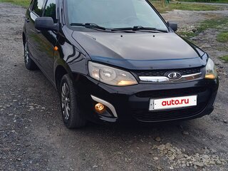 2013 Lada (ВАЗ) Kalina II, чёрный, 419999 рублей, вид 3