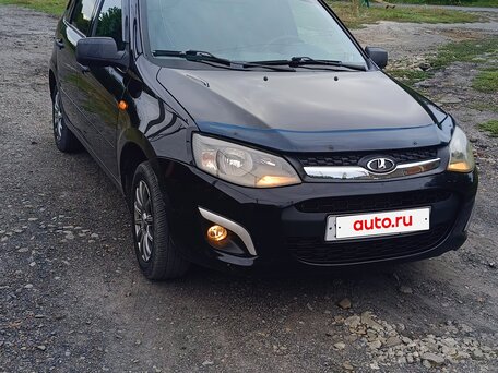 2013 Lada (ВАЗ) Kalina II, чёрный, 399999 рублей, вид 3