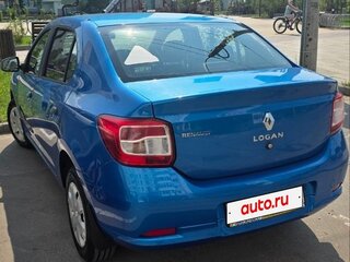 2014 Renault Logan II, голубой, 750000 рублей, вид 3