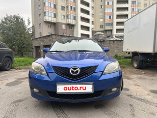 2007 Mazda 3 I (BK) Рестайлинг, синий, 430000 рублей, вид 3
