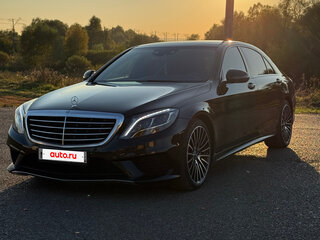 2014 Mercedes-Benz S-Класс 350 CDI BlueTEC Long 7G-TRONIC VI (W222, C217), чёрный, 3999999 рублей, вид 1