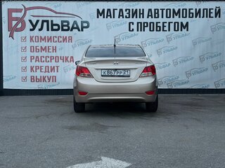 2013 Hyundai Solaris I, бежевый, 770000 рублей, вид 5