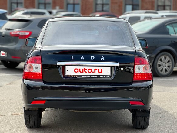 2011 Lada (ВАЗ) Priora I, чёрный, 499999 рублей - вид 10