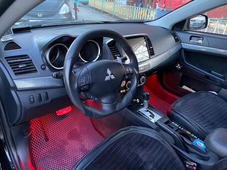 2007 Mitsubishi Lancer X, чёрный, 950000 рублей, вид 4