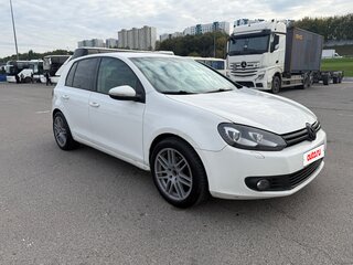 2011 Volkswagen Golf VI, белый, 660000 рублей, вид 3