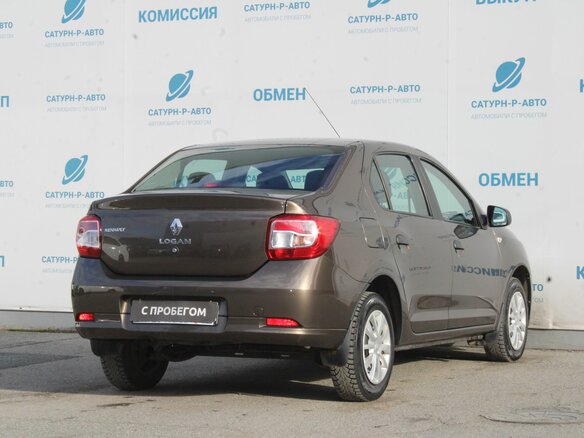 2018 Renault Logan II Рестайлинг, коричневый, 950000 рублей - вид 4