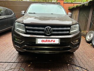 2017 Volkswagen Amarok I Рестайлинг, коричневый, 1300000 рублей, вид 2