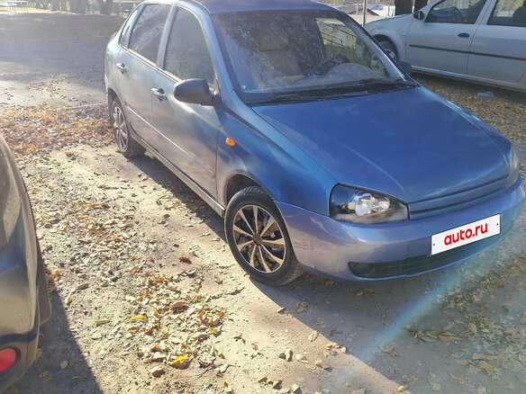 2006 Lada (ВАЗ) Kalina I, синий, 125000 рублей - вид 1