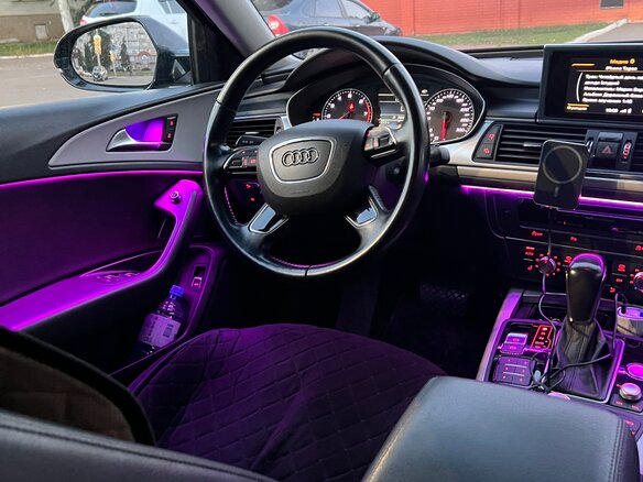 2015 Audi A6 IV (C7) Рестайлинг, чёрный, 1650000 рублей - вид 9