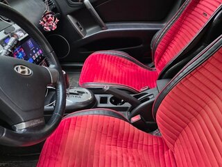 2008 Hyundai Coupe II (GK) Рестайлинг, красный, 850000 рублей, вид 4