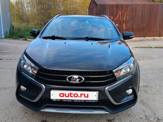 2019 Lada (ВАЗ) Vesta SW Cross I, чёрный, 1350000 рублей, вид 1