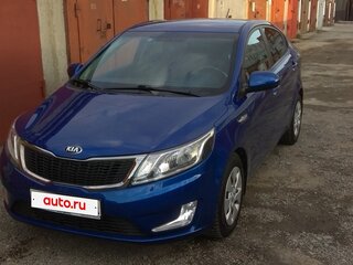 2014 Kia Rio 4-speed III, синий, 1080000 рублей, вид 1