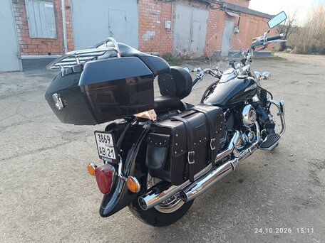2006 Yamaha XVS650 Drag Star, чёрный, 560000 рублей, вид 2