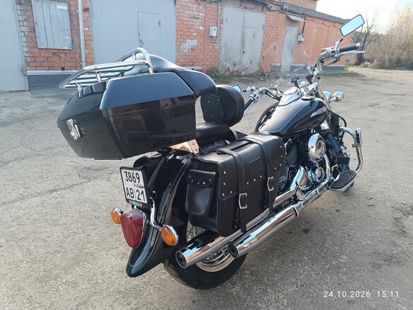 2006 Yamaha XVS650 Drag Star, чёрный, 560000 рублей - вид 1