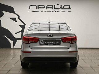 2016 Kia Rio III Рестайлинг, серебристый, 919000 рублей, вид 4