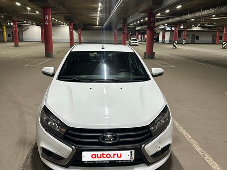 2020 Lada (ВАЗ) Vesta I, белый, 890000 рублей, вид 3