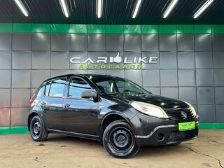 2012 Renault Sandero I, чёрный, 379000 рублей, вид 1