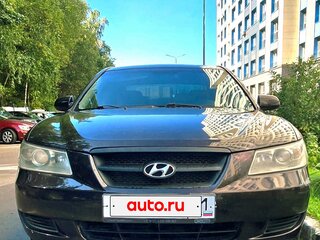 2007 Hyundai Sonata V (NF), пурпурный, 466000 рублей, вид 1