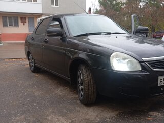 2008 Lada (ВАЗ) Priora I, чёрный, 170000 рублей, вид 3