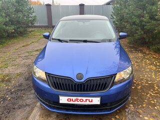 2017 Skoda Rapid I, синий, 750000 рублей, вид 4