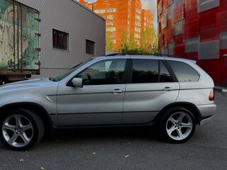 2001 BMW X5 4.4i I (E53), серебристый, 930000 рублей, вид 2