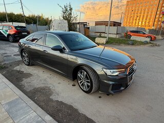 2022 Audi A6 45 TFSI V (C8) Рестайлинг, серый, 5499000 рублей, вид 4