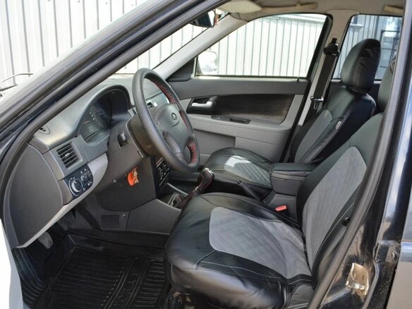 2008 Lada (ВАЗ) Priora I, чёрный, 205000 рублей - вид 9