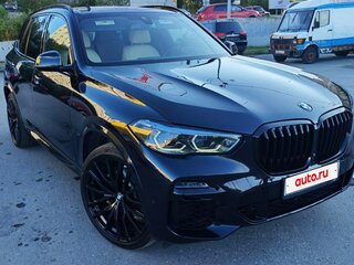 2020 BMW X5 40i IV (G05/G18), синий, 7600000 рублей, вид 5