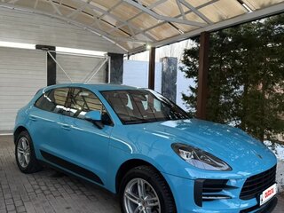 2020 Porsche Macan I Рестайлинг, голубой, 5650000 рублей, вид 2
