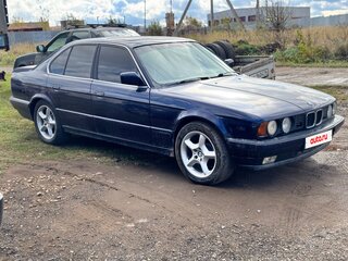 1990 BMW 5 серии 524d III (E34), синий, 280000 рублей, вид 4