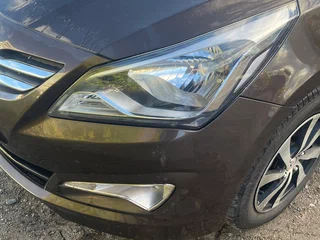 2016 Hyundai Solaris I Рестайлинг, коричневый, 960000 рублей, вид 5