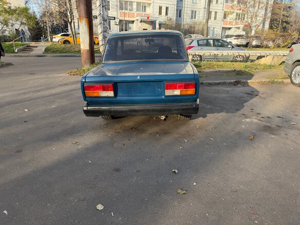 2009 Lada (ВАЗ) 2107, синий - вид 2