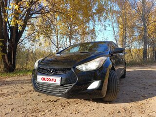 2011 Hyundai Elantra V (MD), чёрный, 1100000 рублей, вид 4