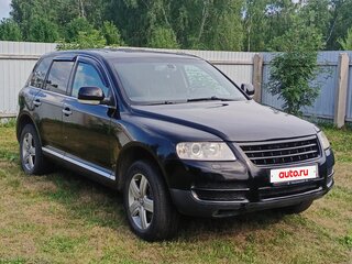 2004 Volkswagen Touareg I, чёрный, 820000 рублей, вид 2