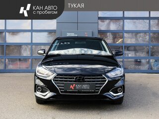 2019 Hyundai Solaris II, чёрный, 1465000 рублей, вид 2